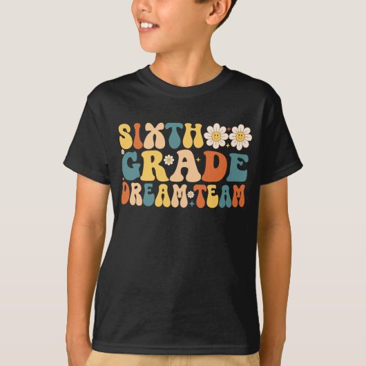 Groovy 6年生ドリームチーム新学期 tシャツ (正面)