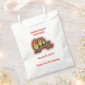 Groovy 60のパーティー好意バッグ フェイバーバッグ (クリップ留めされた状態)