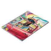 Groovy 60sドベルマンRedコンバーチブル ノートブック (左側)