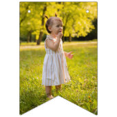 Groovy 60's 70's Flowersフォトハッピーバースデー バンティングフラッグ (第1の旗)