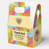 Groovy 60s Music Lovers 80th Birthday Party フェイバーボックス (オープン)