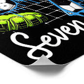 Groovy 67 Soccer Field Six Seven Funny Meme Drip _ ポスター (角)