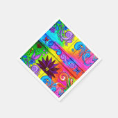 groovy 70のヒッピー・ナプキン スタンダードカクテルナプキン (角)