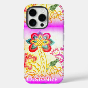 groovy 70の手のひらサイケデリックの木のiphoneケース iPhone 16 proケース