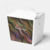 Groovy 70の波型ヒッピーサイケデリック フェイバーボックス (裏面サイド)