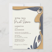 Groovy 70ファンシーsのVibesを愛しているもの結婚はない 招待状 (正面)