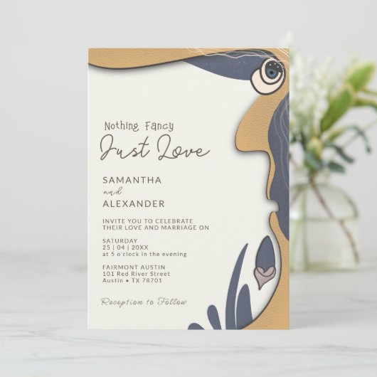 Groovy 70ファンシーsのVibesを愛しているもの結婚はない 招待状 (スタンド正面)