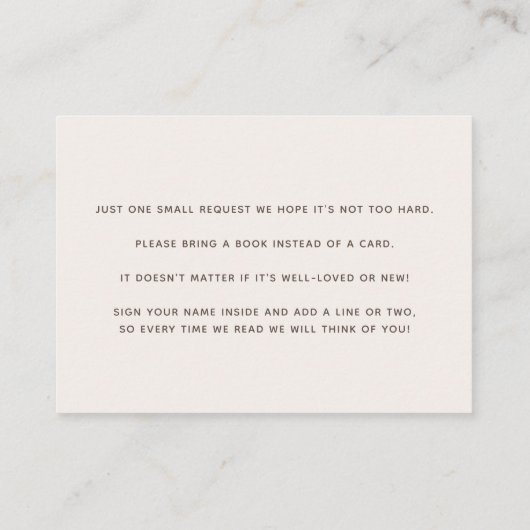 Groovy 70年代タイポグラフィブックスフォーレインボー エンクロージャーカード (裏面)