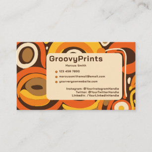 Groovy 70社製の名刺 名刺
