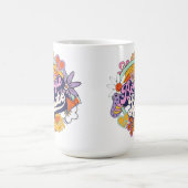 Groovy 70sバチェロレッテブギーバブID929 コーヒーマグカップ (中央)