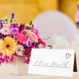 Groovy 70sファンシーレトロを愛する結婚なし プレイスカード