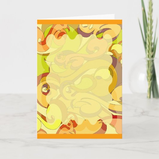 Groovy 70s固定 ノートカード (正面)