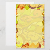 Groovy 70s固定 便箋 (正面/裏面)