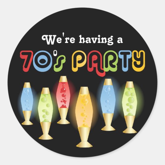 Groovy 70s ラウンドシール (正面)