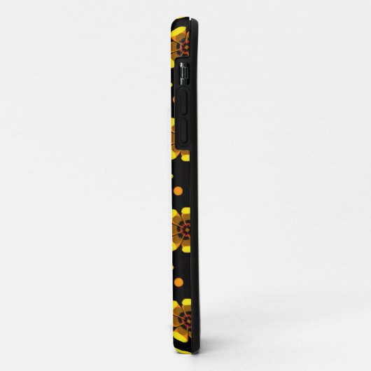 Groovy 70s Daisy Flower Power Pattern Case-Mate iPhoneケース (裏面/左)