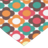 Groovy 70s Retro Flower Pattern | Bold Boho Floral テーブルクロス (アングル)