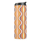 Groovy, 70s retro style patterned travel mug タンブラー (回転左)