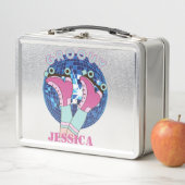 Groovy 80sスタイルローラースケート金属弁当箱 メタルランチボックス (インサイチュ)