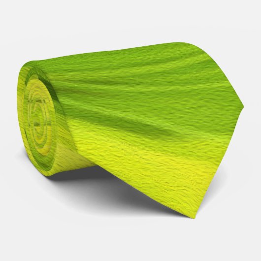 Groovy Abstract Green Liquid Art Swirl Painting ネクタイ (ロール)