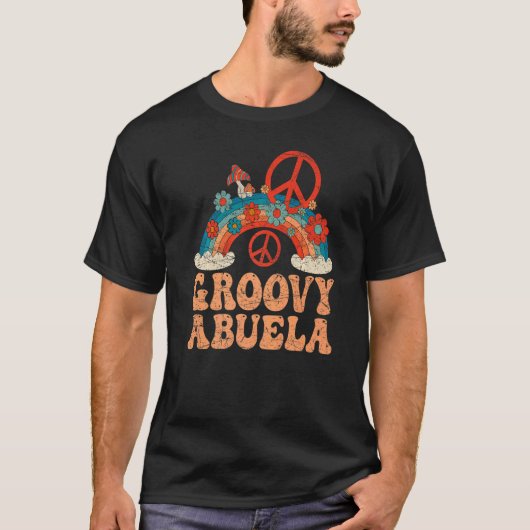 Groovy Abuela 70s美的ノスタルジア1970年代メキシコ Tシャツ (正面)