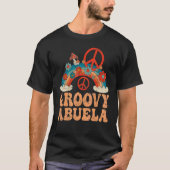 Groovy Abuela 70s Aesthetic Nostalgia 1970's Mexic Tシャツ (正面)