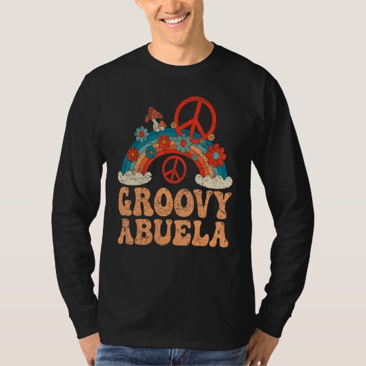 Groovy Abuela 70s Aesthetic Nostalgia 1970's Mexic Tシャツ (正面)