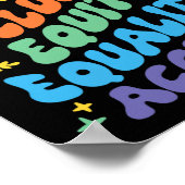 Groovy Adaptor Advocate Inclusion Equity Equality  ポスター (角)