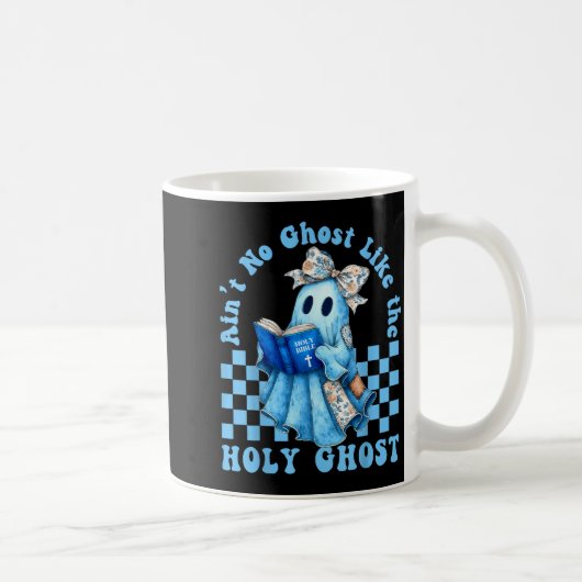 Groovy Aint No Ghost Like The Holy Ghost Christian コーヒーマグカップ (右)
