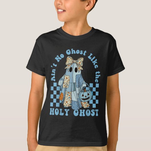 Groovy Aint No Ghost Like The Holy Ghost Christian Tシャツ (正面)