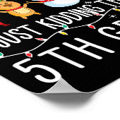 Groovy All Is Calm Just Kidding This Is 5th Grade  ポスター (角)