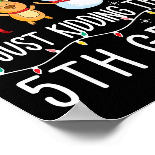 Groovy All Is Calm Just Kidding This Is 5th Grade  ポスター (角)