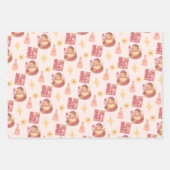 Groovy and Bright Santa ラッピングペーパーシート (正面2)