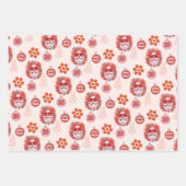 Groovy and Bright Santa ラッピングペーパーシート (正面)