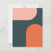 Groovy Archレトロ結婚の詳細 |オレンジピーチ (裏面)