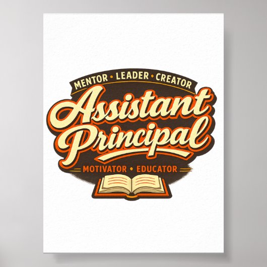 Groovy Assistant Principal Printable Download ポスター (正面)