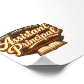 Groovy Assistant Principal Printable Download ポスター (角)