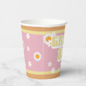 Groovy Baby Shower, Bohoレトロ, 70's Vibe 紙コップ (右)