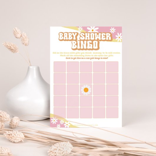 Groovy Baby Shower, Bohoレトロ, 70s Vibe Games メニュー