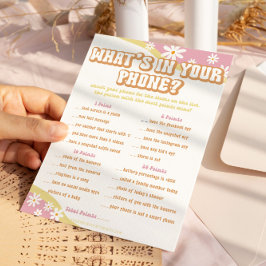 Groovy Baby Shower Games, Bohoレトロ, 70's Vibe メニュー