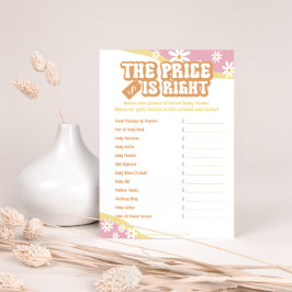 Groovy Baby Shower Games, Bohoレトロ, 70's Vibe メニュー