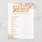 Groovy Baby Shower Games, Bohoレトロ, 70's Vibe メニュー (正面)