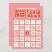 Groovy Bachバチェロレッテビンゴダウンロード! 招待状 (正面/裏面)