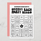 Groovy Bachバチェロレッテビンゴダウンロード！ 招待状 (正面/裏面)