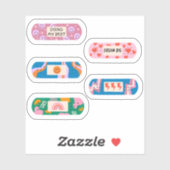 Groovy Bandやる気を起こさせる-Aid -レトロヒーリングビベス シール (シート)