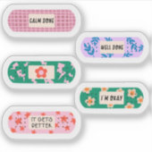 Groovy Bandやる気を起こさせる-Aid -レトロヒーリングビベス シール (正面)