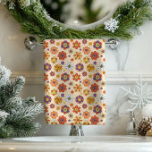 Groovy Bath Towel 70s Boho Eclectic Vibe Pop バスタオルセット