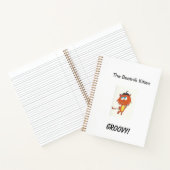 Groovy Beatnik Kitten Notebook/Journal ノートブック (内部)