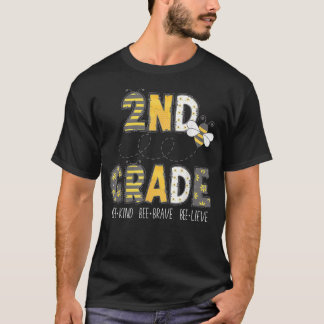Groovy Bee Kind 2年生の2学期最初の日 Tシャツ