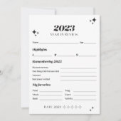 Groovy Black 2023年レビュー年賀状 (正面)