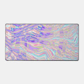 Groovy Blobsデトリップ(幻覚体験)のようなジタカラフルル抽象芸術アート デスクマット (正面)